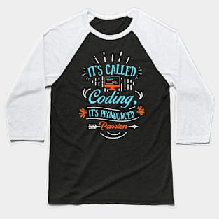Coding Is Passion - Programming Baseball T-Shirt
